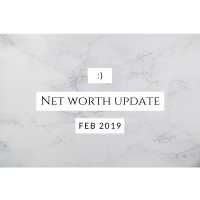 Net Worth Update - 4 months to go!